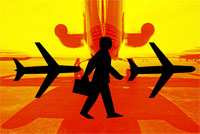 transfers between airline routes